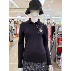 [MU스포츠 HY] 여성 멀티컬러 라인 뮤포인트 티셔츠 GW12TL02, 95, 레드