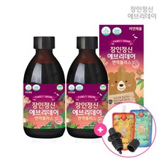 장인정신에브리데이 엘더베리 아연시럽 면역플러스 2병 (푸러어2개+야미튼튼 2종 2파우치), 2개, 280ml