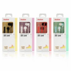 이메이션 커널형 이어폰 SE-100, 민트 + 화이트