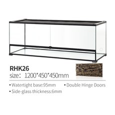 렙티주 120x45x45 테라리움장 파충류 사육장, 1개