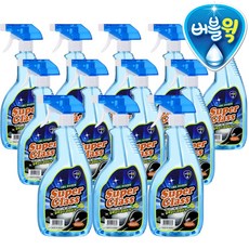 버블윅 슈퍼글라스 유리세정제 600ml x12개 윈덱스 창닦는하마, 370)C 슈퍼글라스 600ml x 12개, 12개