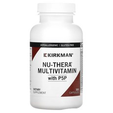 Kirkman Labs Nu Thera 멀티비타민 P5P 함유 캡슐 300정, 1개, 1개