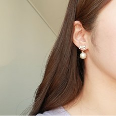 왕진주귀걸이14mm