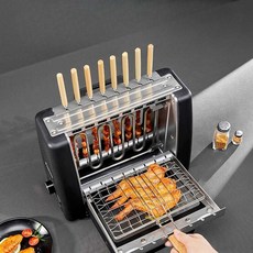 꼬치구이기계 꼬치구이 자동 바비큐 그릴 삼겹살 브라텐, 단일기계+꼬치32개