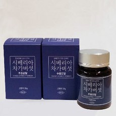  시베리아 차가버섯추출분말 35g 3병 러시아산, 1개 