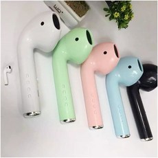MoodLiving 마카롱 자이언트 에어팟 블루투스스피커 블루투스 스피커, 옐로우