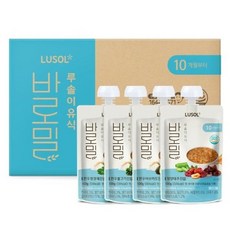 루솔 실온이유식 바로밀 3단계 10팩 (파우치형), 3단계 바로밀 한우불고기진밥 10팩