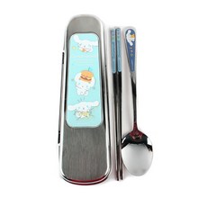 오키티산리오 슈퍼클린올스텐수저케이스3P세트(시나모롤)5498, 단품, 단품, 1개