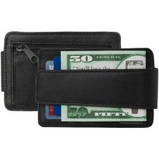 SG-104 DeepPocket Leather Money Clip Wallet with Zippered Coin/397070