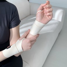 물리 손목보호대 일상생활 손목보호대 재활운동도수 물리치료사출신 제작 프리미엄 테니스 스포츠 엄지손가락 손목보호대, 연살구색 Skin, 1개