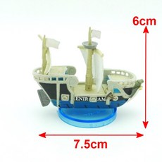 프리쉘마켓 골든볼라미네지 만자니타유목 블루크로우가재 새로운 pvc 일본 원피스 만화 보트 수족관 장식 물고기 탱크 선박 장식 메리 써니 해양 선박 그림 수생 장식, marine, ship decoration