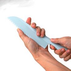 톡톡창고 소꿉장난칼 유아용 안전칼 플라스틱 어린이 칼 놀이 유치원 무독성 아동, 블루