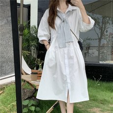 여름스트라이프숄