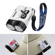 울트라코어 초강력 초소형 캡라이트 후레쉬 해루질 낚시 캠핑 U6랜턴, 1개, 화이트