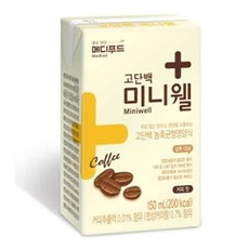 메디푸드) 미니웰 커피맛 150ml 24팩, 24개, 단품