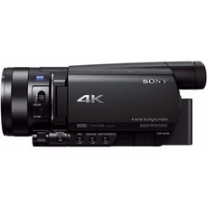 이태리 소니 FDR-AX100 4K 울트라 HD 카메라 1" Exmor R CMOS 센서 Zeiss 29.0 mm 광각 렌즈 12 x 광학, 단일옵션, 단일옵션