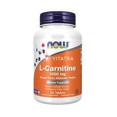 나우푸드 엘 카르니틴 1000mg. 50타블렛, 1개