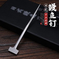 일본식 횟집 민물장어 바다 전용 회칼 일식도 (30.5cm) 및 장어 고정못 (15cm), 1개
