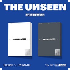 [MONSTA X] [한정반] 셔누 형원 미니1집 2종 세트 THE UNSEEN / 포토북2+포토카드2+접지포스터2+렌티큘러북마크2