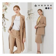 [예쎄] [YESSE] 에끌라 수트 셋업 4종 (롱코트+자켓+팬츠+스커트)