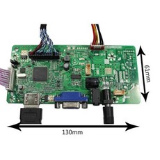 고휘도 1000nit 13.3 인치 LQ133M1LW02 1920X1080 LCD 스크린 LVDS 30pin 디스플레이 HDMI VGA LCD 컨트롤러 보드 RT2513-818, 3) Only Board, Only Board