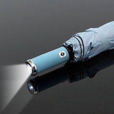 까사럽 LED 손전등 3단 접이식 블루 암막 완전자동 우산