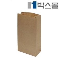 박스몰 각대봉투 크라프트 내유 코팅 식품봉투 1000장, 내유 크라프트 12x6x22(1802), 1개