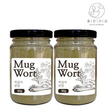 좋은아침 쑥청차 분말 가루 90g, 2개