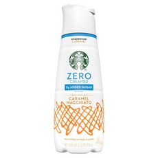 스타벅스 무설탕 캬라멜 마키아토 커피 액상 크리머 Starbucks Zero Sugar Caramel Macchiato Coffee Creamer - 28 fl oz (828ml), 828ml, 1개