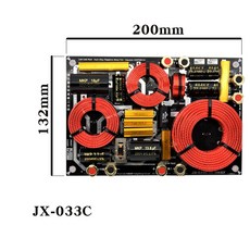 주파수분배기HIFIDIY 하이 엔드 JX-033C 3 웨이 스피커 유닛 (트위터 + 미드 베이스) HiFi 홈 오디오 주파, 02 2 pieces