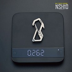 나이트코어 티타늄 카라비너 멀티툴 NSH10, 1개