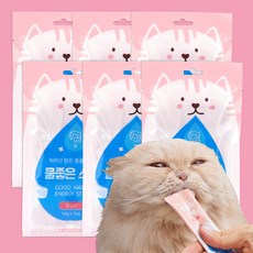 캣츠모리 고양이 물좋은 스틱 간식 10g x 5p, 닭고기 x 6개