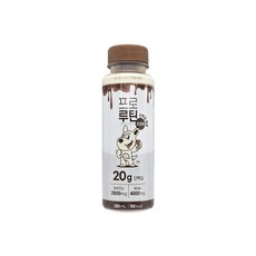 [유통기한 25.07.21까지] 프로루틴 단백질음료 20g 초코향 250ml 12개 코코아맛 다이어트음료