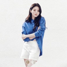 지오다노 여 여름 기본 면 버뮤다 반바지 404501 1101818