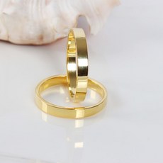 웨딩포 냅킨링 메탈 골드 엑스트라 심플 링 Napkin Ring gold extra simple ring, 1개, 1개입