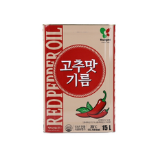 영미 고추맛기름15L, 12개, 15L