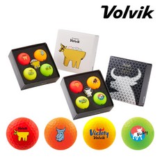 볼빅 / 신년 비비드 황소 흰소 볼에디션(3PCS/4알), 흰소 에디션