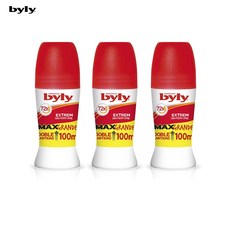 빌리 익스트림 맥스 데오드란트 롤온 100ml x3, 3개