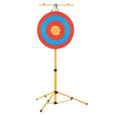 양궁 국궁 과녁 걸이식 지지대 표적 맞추기 직물 연습, 지름 50cm 두께 16cm
