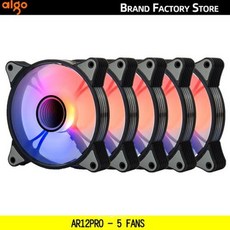 Aigo AR12PRO 컴퓨터 케이스 팬 ventoinha PC 120mm rgb 4pin PWM 냉각 동기화 3pin5v 무제한 공간 argb 12cm ventilador