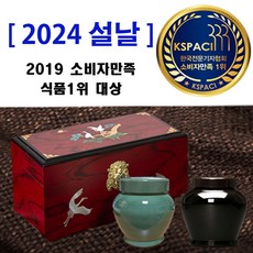 명절 선물세트 지리산벌꿀 청자고가구 700gx2p(Set), 1개, 700g