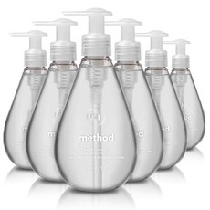 Method Gel Hand Soap Sweet Water 메소드 젤 핸드 솝 스윗 워터 354 ml 6 개, 상세페이지참조, 354ml