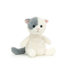 젤리캣 고양이 jellycat 19cm 애착 인형 국민 아기 Middle Kitten Shimmer, A