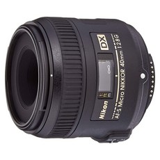 Nikon 단초점 마이크로 렌즈 AF-S DX Micro NIKKOR 40mm f2.8G 니콘 DX 포맷 전용, 상세페이지 참조