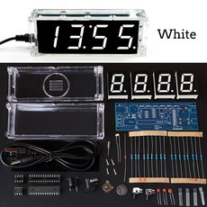 DIY 디지털 시계 키트 디스플레이 주 온도 알람 납땜 프로젝트 학습 연습 납땜 DIY 전자 키트 DS 302, 1개