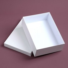싸바리 상자 답례품 선물용 무지 흰색 박스 30x22cm