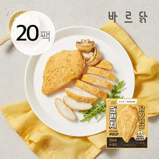 [바르닭X멕시카나] 크런치 닭가슴살 눈꽃치즈 20팩, 20개, 30g