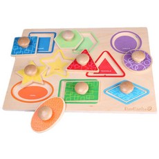 원목도형꼭지퍼즐