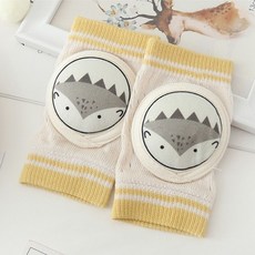 라베스토 유아 아기 메쉬 무릎보호대, 1set, 옐로우