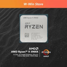 AMD 라이젠 9 3900X R9 3900X 3.8 GHz 12 코어 24 스레드 CPU 프로세서 7NM L3 = 64M 100 000000023 소켓, 한개옵션0 - 3900x